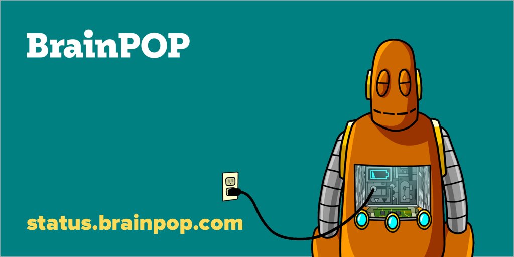 Brainpop No Twitter Hello We Re Experiencing Some Performance Issues On Our Sites Our Engineers Are Hard At Work To Resolve The Problem In The Meantime You May Experience Temporary Downtime Or Slow