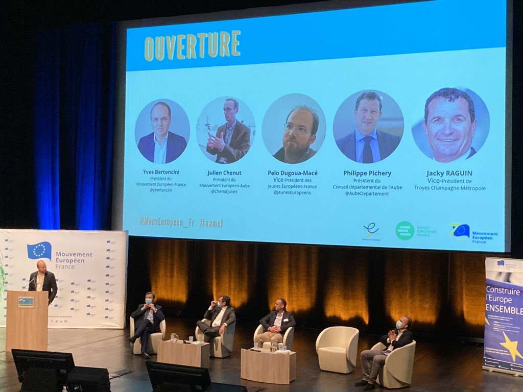 C’est parti pour les Universités d’automne #Uamef du <a href="/MouvEuropeen_Fr/">Mouvement Européen - France</a> <a href="/VilledeTroyes/">Ville de Troyes</a>