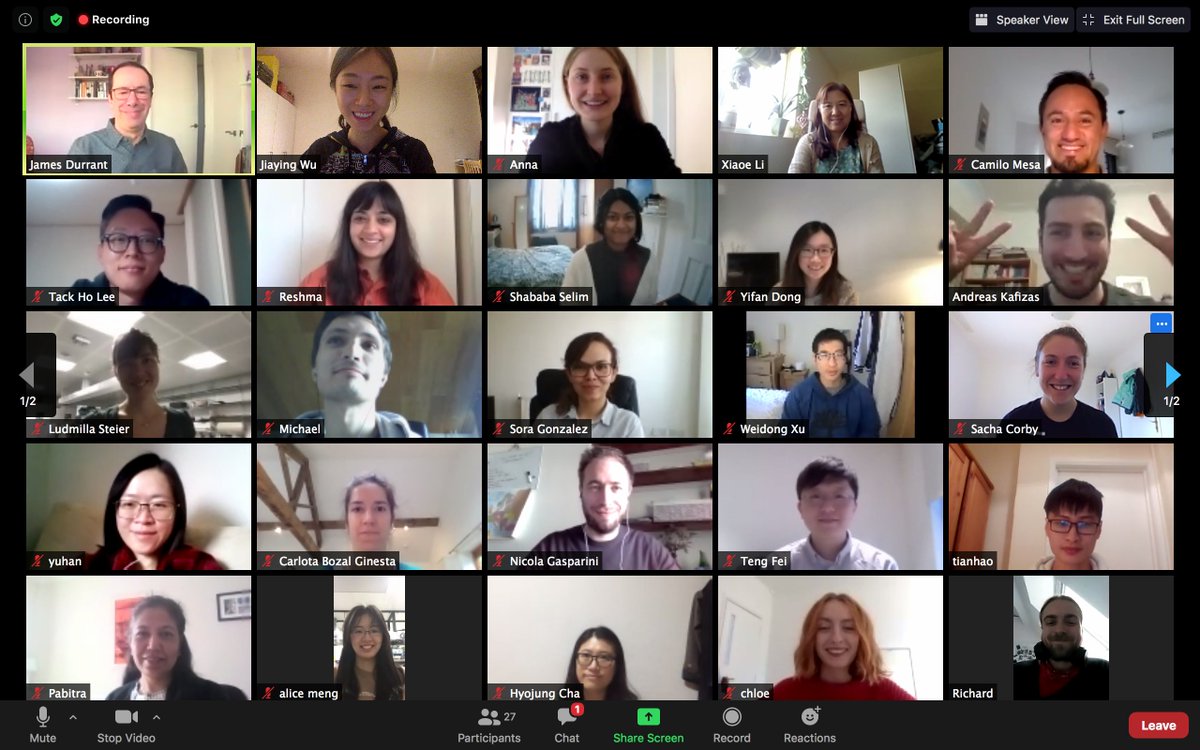 Our internal yearly group conference Bandgap20 is happening online this year with lots of interesting talks and tutorials, conference lunches and social activities!