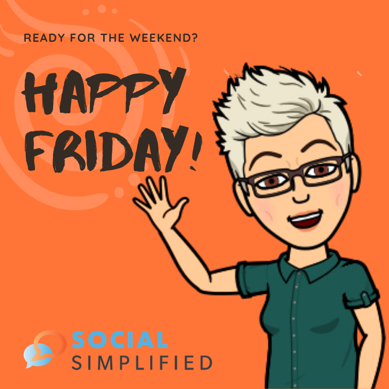 Socsimple's tweet image. Hooray for Friday! How will you be spending your downtime this weekend? If you're have any! 🙄
✨
✨
#socialsimplified #TGIF #socialmediamarketing #digitalmarketing #yayforfriday #weekendplans #timetochill