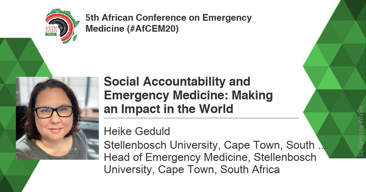 Don't miss out on all the exciting speakers at #AfCEM20. Find out more at afcem.info -via Whova Event App
