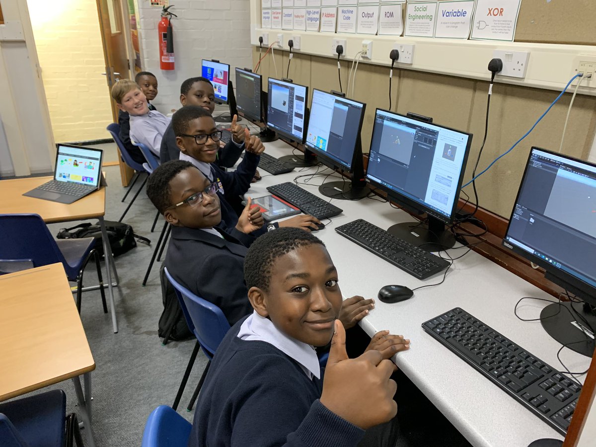 RHS_CompSci's tweet image. Hello @RHSSuffolk from our lunchtime coding dojo! Building games on unity today #raspberrypi #welovecoding 🥳