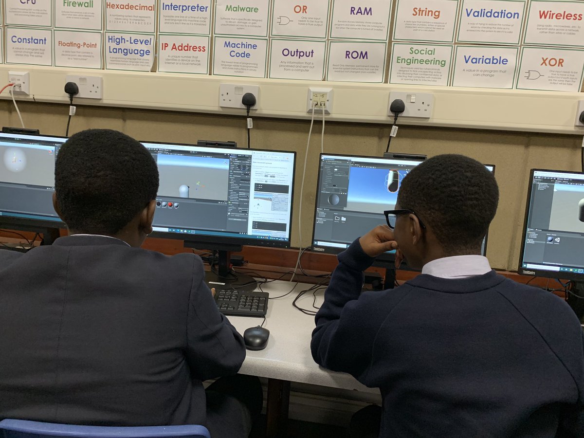 RHS_CompSci's tweet image. Hello @RHSSuffolk from our lunchtime coding dojo! Building games on unity today #raspberrypi #welovecoding 🥳