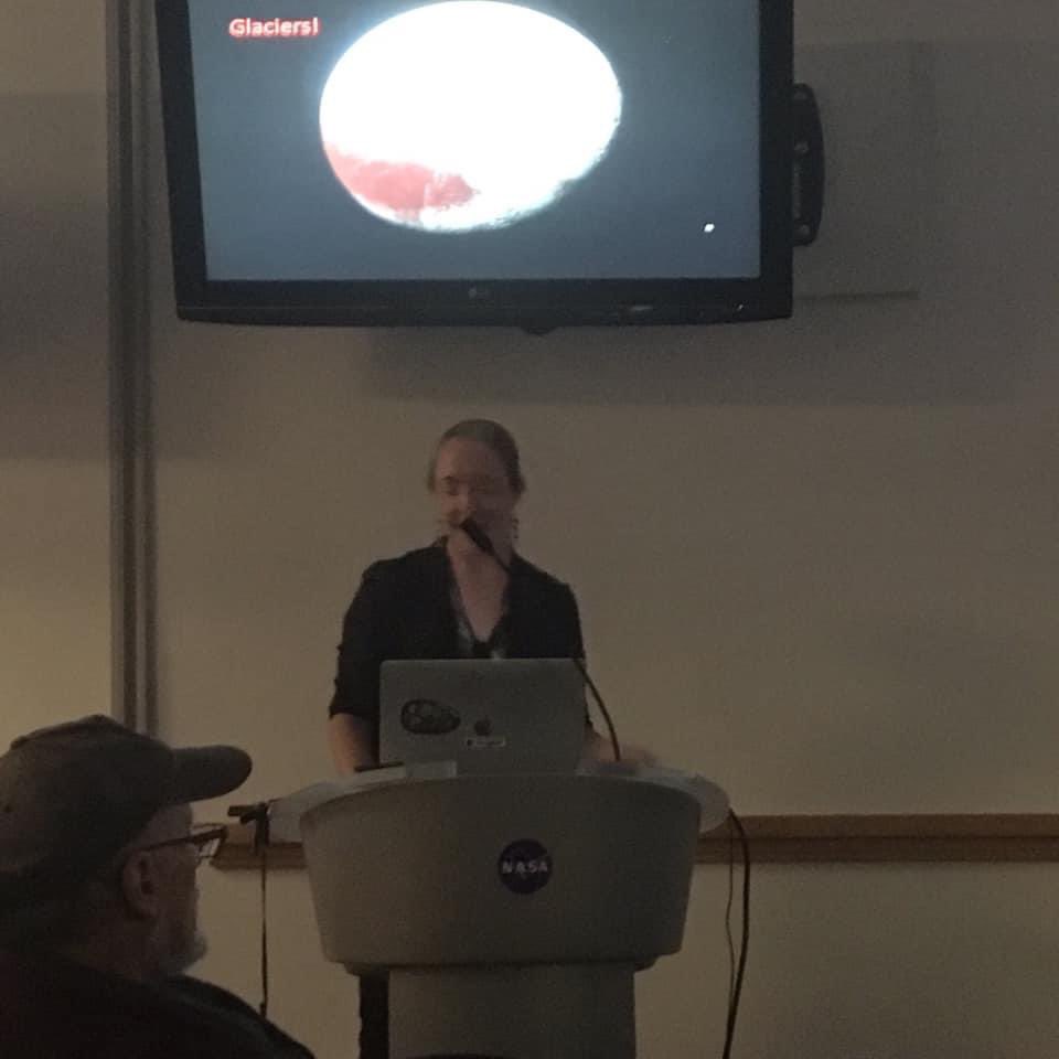 AhrensScience's tweet photo. Hard to believe that a year ago I was at @NASAGoddard giving a seminar presentation! Now I’m a postdoc there 🤩🚀 ✨ @nepetro https://t.co/FNfyfhQlTM