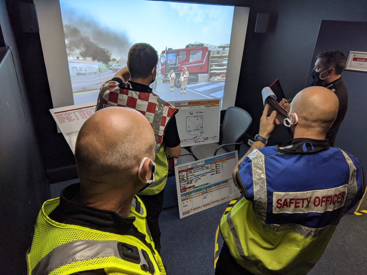 NFRSCTOA's tweet image. This morning saw the team undertake a Level 2 Command Assessment utilising @XVRsimulation and Role Players as well as incorporating the New Regional Command Support Materials

@northantsfire #teamwork #incidentcommand #commandtraining #team999 #assessment #firefighter