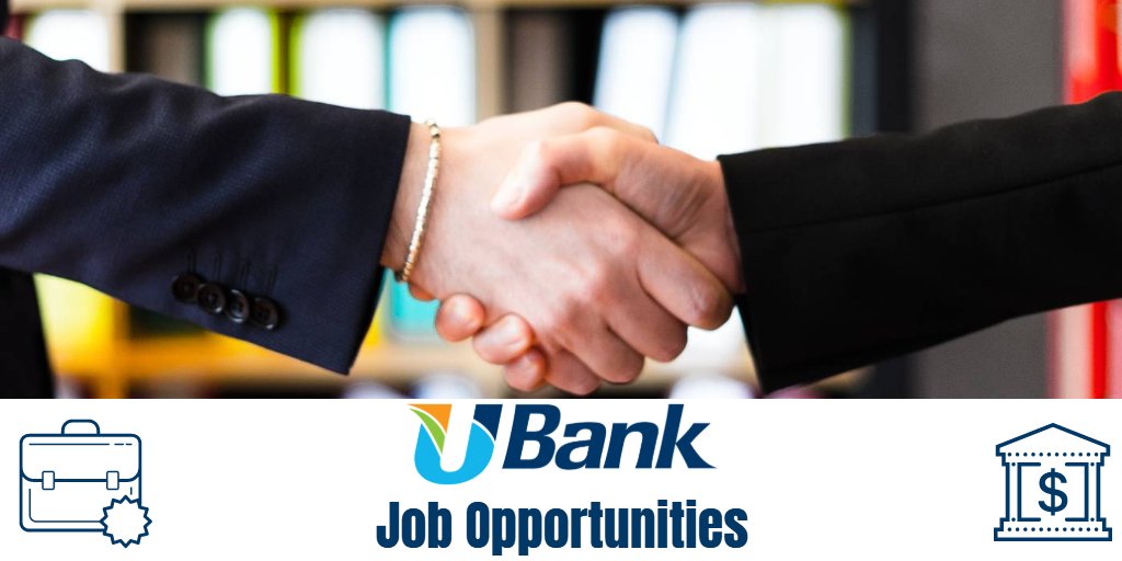 Please see our website for Employment Opportunities and Apply Online!

ubank.bank/resources/empl…
