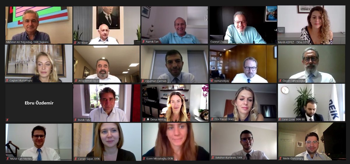 merihx's tweet image. Bugün @taikofficial YK toplantımızda 🇹🇷🇺🇸 #100BillionTrade hedefine ulaşmamız için görevli 4 task force’un çalışmalarını değerlendirdik. 

#VirtualATC sonuçlarını tartıştık.

2021 yılı Eylem Planımızı bir sonraki toplantıda netleştireceğiz.

#dijital 
#Afrika 
#elektronik 
#LNG