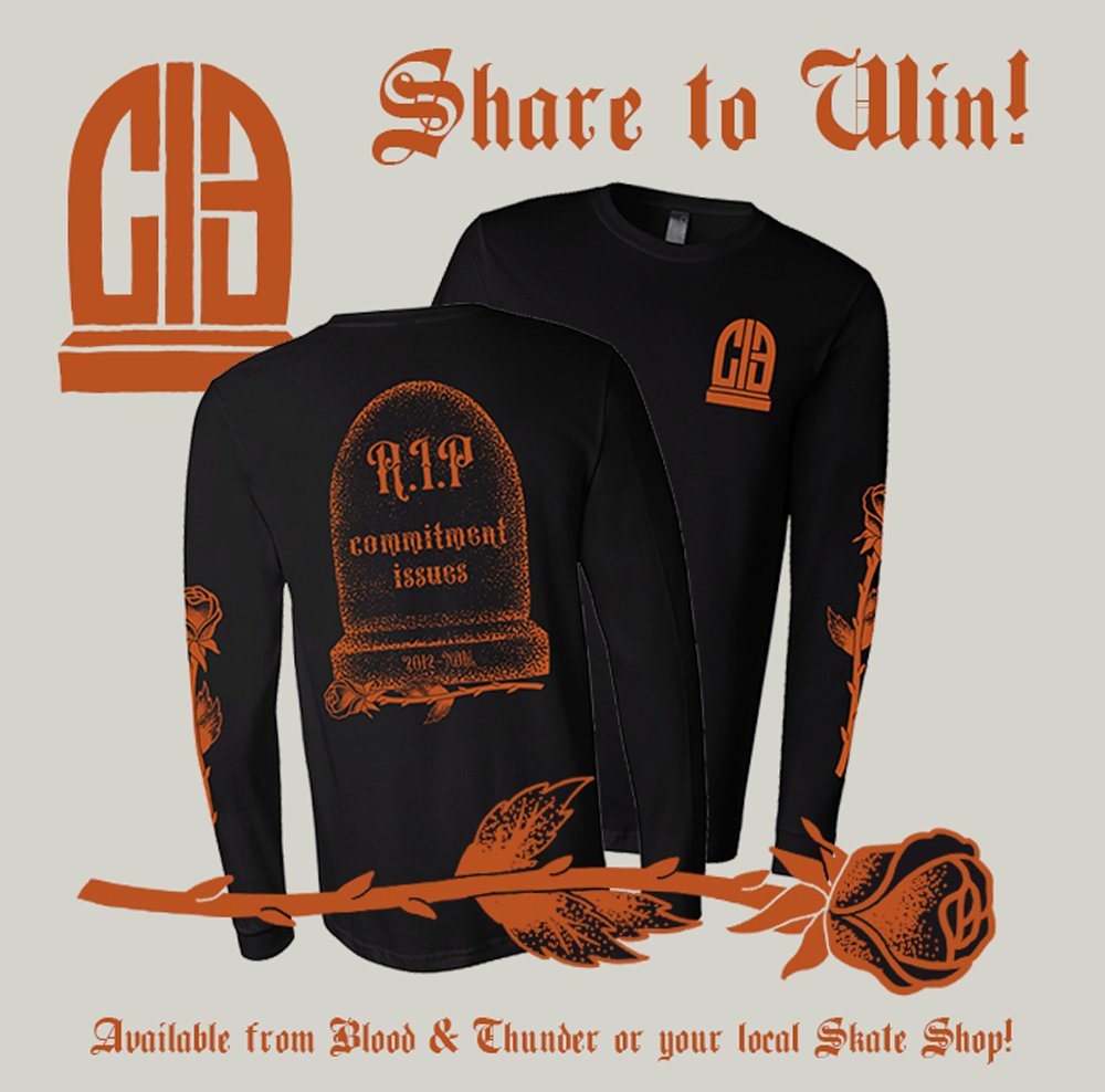 RIP Commitment Issues ☠️🥀Head over to Instagram to see our latest post and find out how you could win a shirt of your own simply by telling us what Commitment Issues you’re saying bye-bye to today! 
#derbytwitter #cibcrew #rollerskate