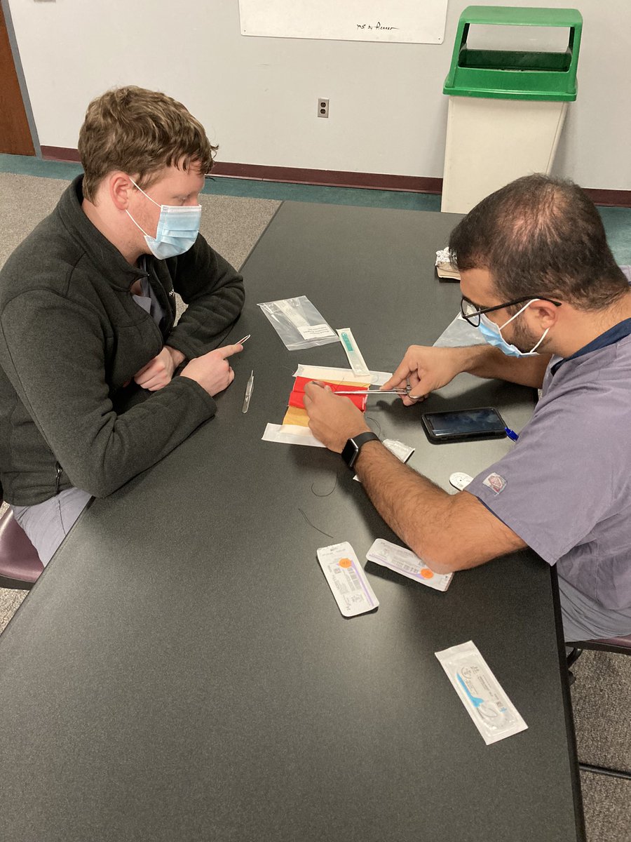 AnastasiosMits3's tweet photo. Continuing to excel with Surgical Residency Simulation in the COVID era! Bowel anastomosis on anatomical models! @ECUSurgery @ECUBrodySOM @AmCollSurgeons @Surg_Education @AcademicSurgery @NCSurgeons @SurgicalSim @walshds @tuttlejebetsy @BreaParrilla https://t.co/nPVEQzymzW
