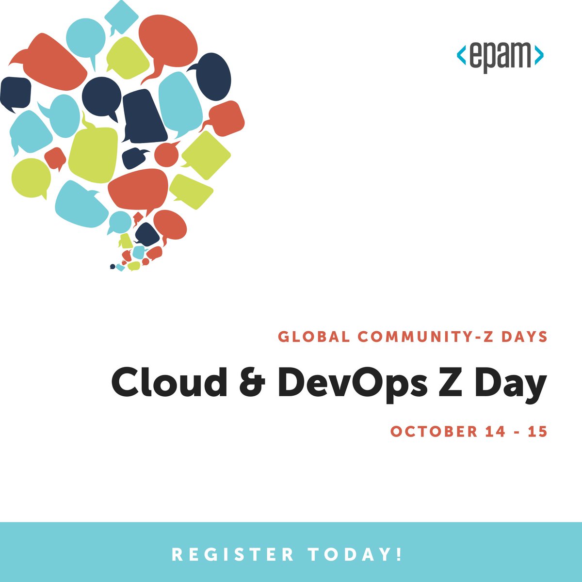 EPAM_India's tweet image. 14 world class speakers, over 1000 participants, and 2 days of networking.. Book your spot now! 

Register Here: ow.ly/84Ns50BOckA

#LifeAtEPAM #LearningWithEPAM #EngineersofEPAM #Cloud #DevOps