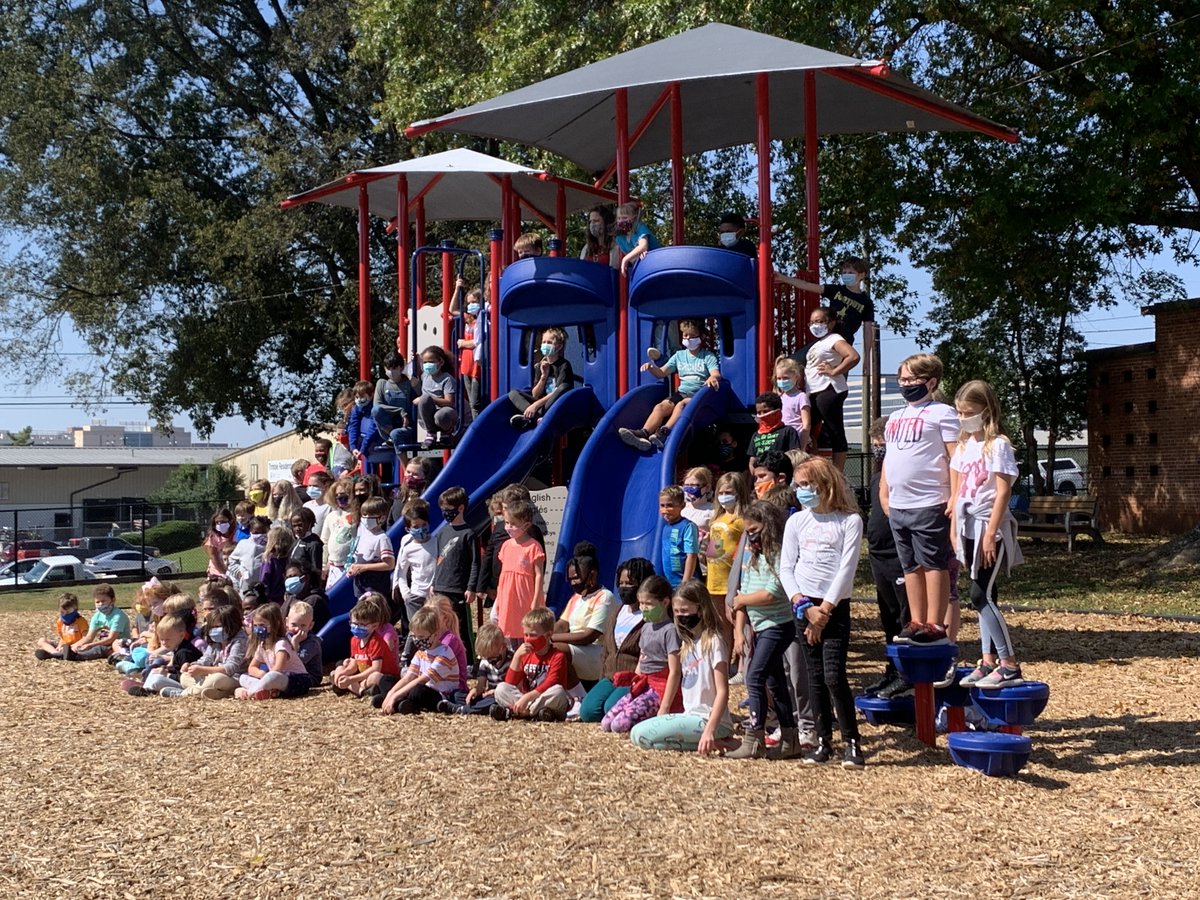 We would like to thank everyone who donated time, money, and resources towards our new playground. Our kids absolutely love it!