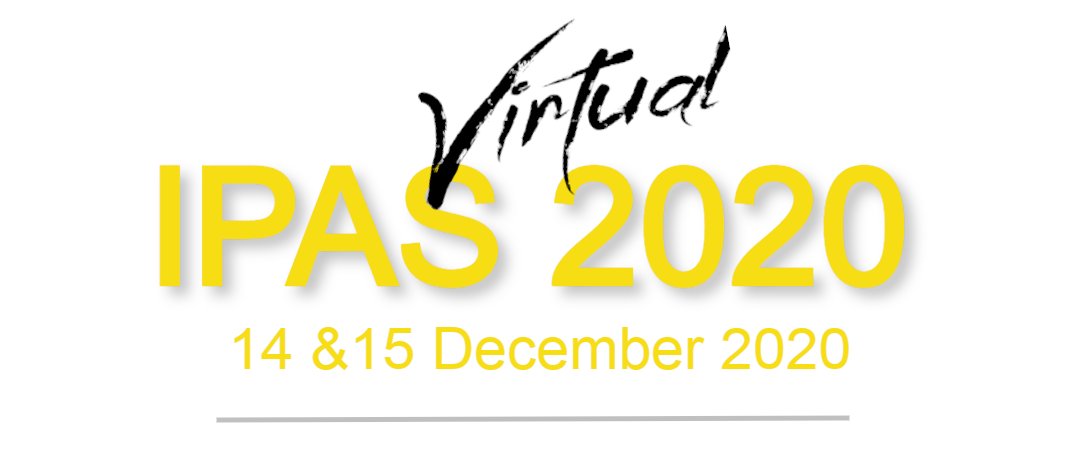 IPAS2020's tweet photo. IPAS 2020 has gone virtual! 

In light of the recent rise of Covid-19 cases and the stricter restrictions, we have taken the decision to move IPAS 2020 to a virtual seminar.     

For more info: https://t.co/nCPRzZ08nv

#ipas2020 #precisionassembly #digitaltechnologies https://t.co/sVZlHByaym