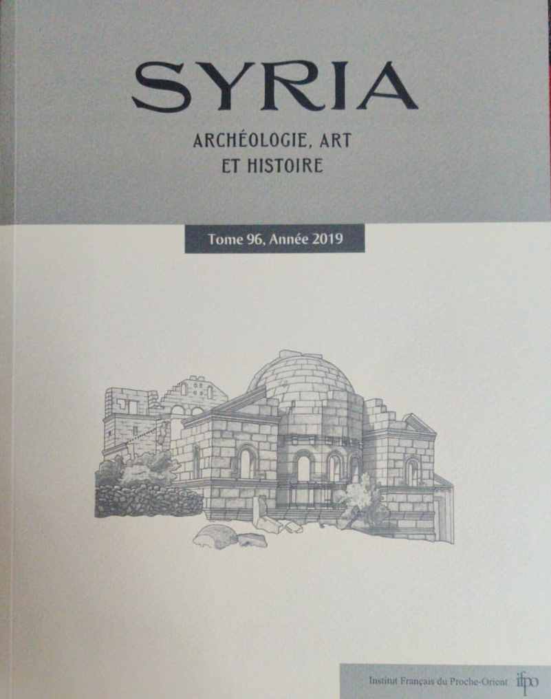RevueSyria's tweet photo. Le tome 96 de Syria vient de paraître  @ifporient https://t.co/jCFrXLNMfh