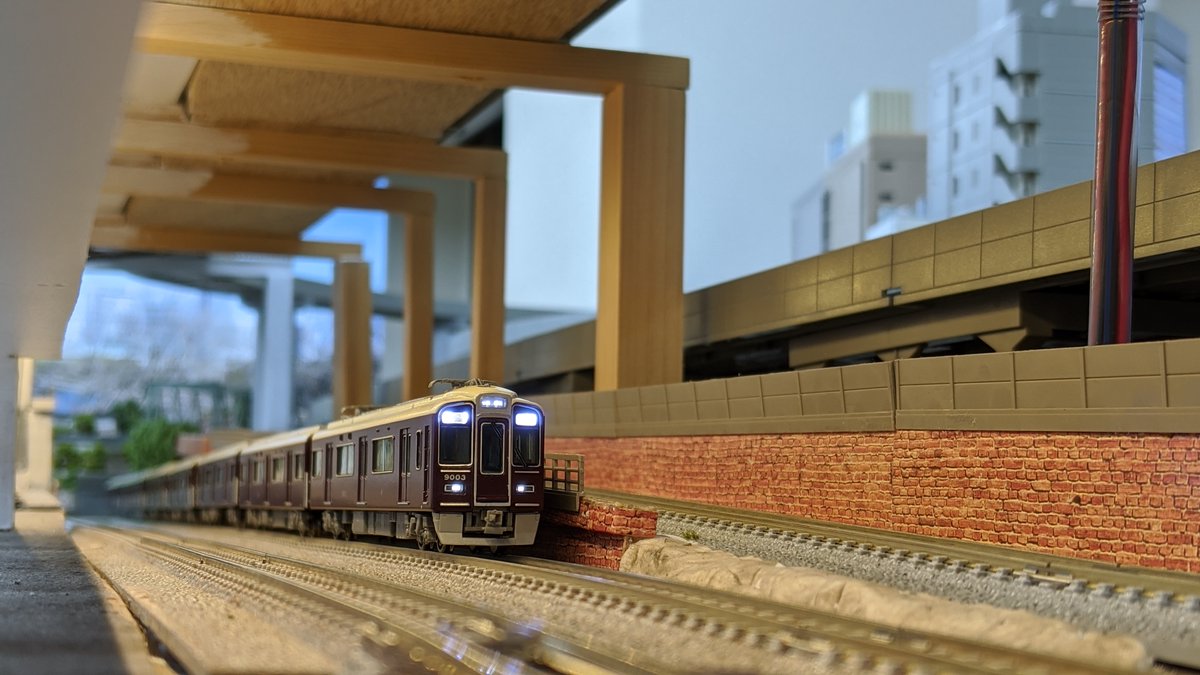 マイクロエース 阪急9000系 宝塚線 ヘッドライト改造 8両セット 当店