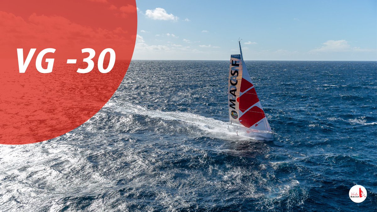 VoileMACSF's tweet photo. [Tic tac] Aujourd'hui, c'est @VendeeGlobe - 30 jours ! Tout le team : skipper, technique et sponsor sur le pont ! Et vous, êtes-vous prêts ? #osez #allezIsa #objectifVG2020 #VendéeGlobe #VG2020 #Imoca https://t.co/IYnHlz4D4J