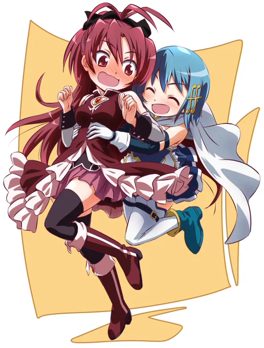 最近ボクチンの中でさやかが押して杏子がテレる流れが
流行っておりまして・・・!
#まどマギ
#マギレコ
#佐倉杏子
#美樹さやか
#色んな杏さやが見れるタグ 