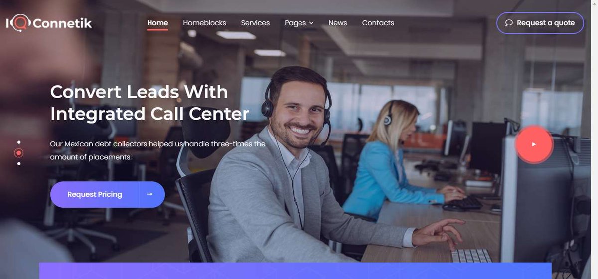 GearThemes's tweet image. About IQconnetik Technology Theme

IQconnetik Technology Theme is a clean and minimal WordPress theme created for call center and contact center website. The theme has sleek and unique design crafted by pros.  #TechnologyTheme #WordPressTheme themesgear.com/iqconnetik-tec…