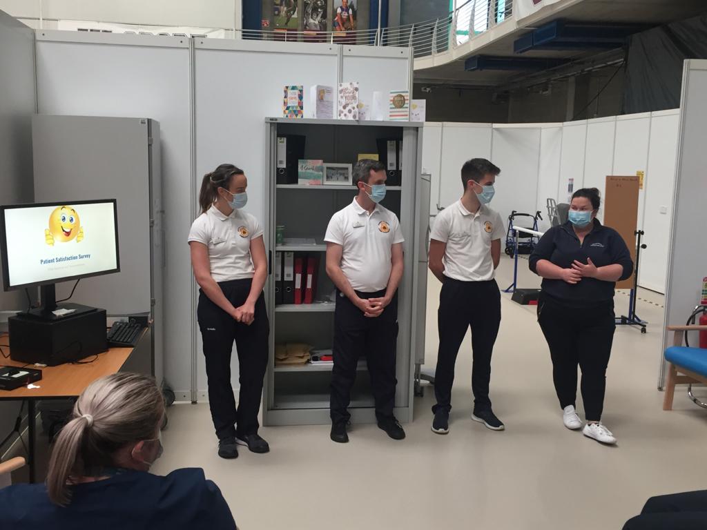 @AlliedHealthUL Physio students  presenting #patientsatisfactionsurvey results to #ICF @ULHospitals @UL staff yesterday. @YYSepsis @bridget_hoctor #positiveresults