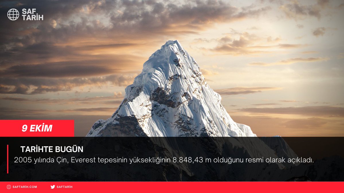 SafTarih's tweet photo. Tarihte Bugün ne oldu? - 9 Ekim

#tarih #history #todayinhistory #dayinhistory #fransa #france #idam #deathpenalty #kuzeykore #korea #nükleer #northkorea #nuclear #afganistan #demokrasi #afghanistan #democracy #vote #democraticelection #çin #china #everest #everestdağı https://t.co/6syKoyIU8I