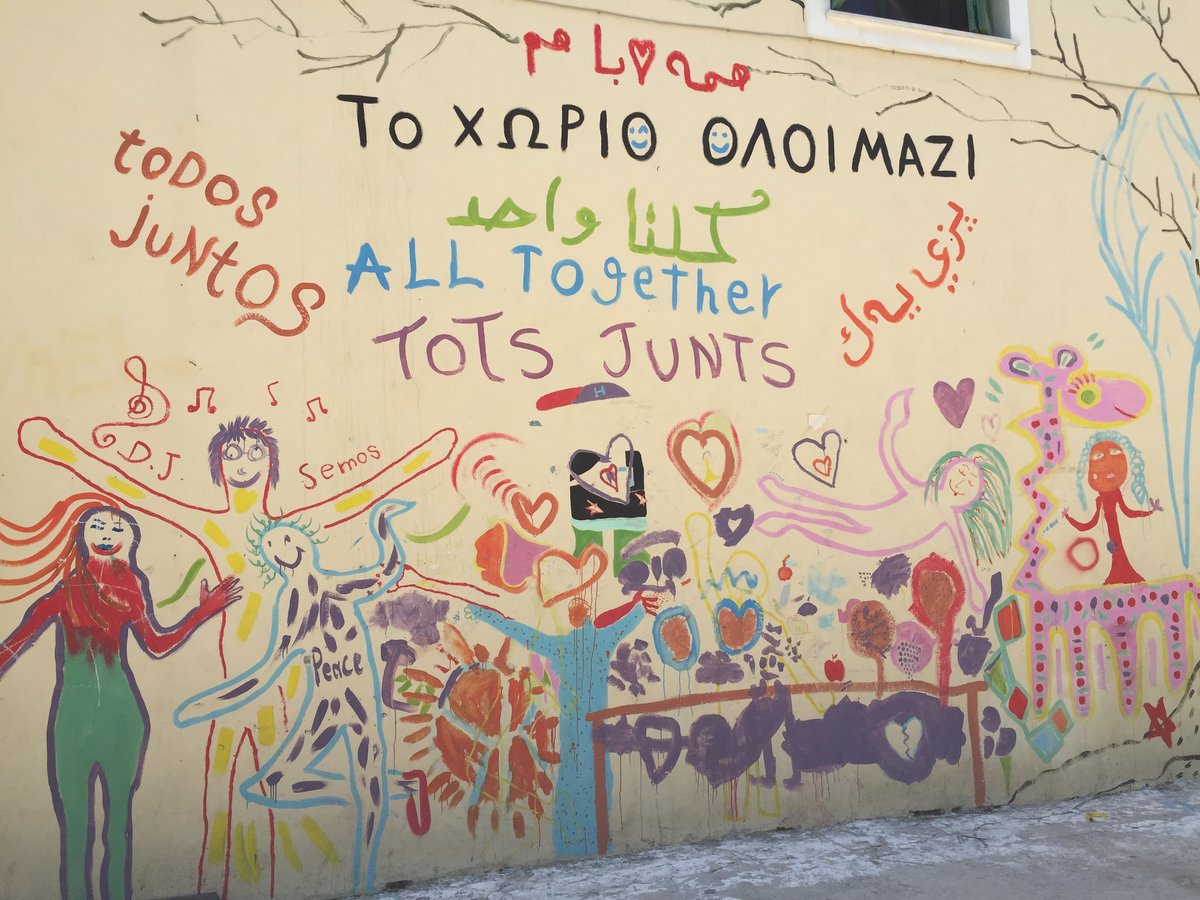 AmnestyEU's tweet photo. PIKPA shows how #refugeesgr can be welcomed with dignity. We need #morePIKPAS and #nomoremorias. @nmitarakis: Keep PIKPA open! #savepikpa #savedignity https://t.co/yw60yDPGWC