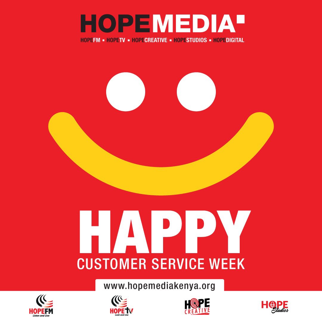 HopeFMLive's tweet photo. To every single listener and fan... we just want to appreciate you and #HappyCustomerServiceWeek
#HappyCustomerServiceWeek2020 https://t.co/0ah5vHhDa8