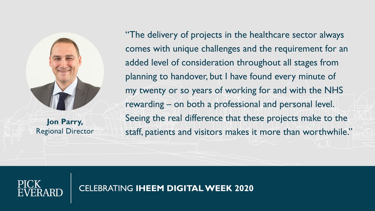 Regional director Jon Parry has been on secondment as Director of Estates (Development) for Manchester University #NHS Foundation Trust. Here he discusses the delivery of #healthcareprojects & challenges posed by #coronavirus #HCE2020 #HCEDigitalWeek 

insights.pickeverard.co.uk/post/102g75u/t…