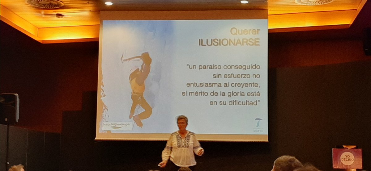 TACTIO_'s tweet photo. "Un paraíso conseguido sin esfuerzo no entusiasma al creyente, el mérito de la gloria está en su dificultad". @DeMurguia en #Inspirandolideres https://t.co/3o8A9CHkNh