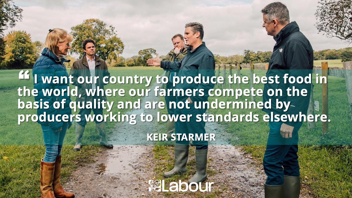 MONDAY:  #AgricultureBill is back in the Commons.Most MPs are well-intentioned &  #BackBritishFarming, but the truth is, unless standards are enshrined in law, there is a high probability risk farming will be undermined. . @Keir_Starmer understands this. #SaveBritishFarming