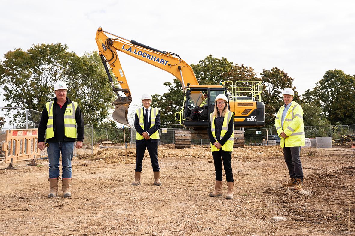 Work is finally under way to transform the site of a derelict pub and garage into 46 new affordable homes for Carterton. It's hoped that the new development, undertaken by <a href="/FelthamCLtd/">Feltham Construction</a>, will be ready for tenants to move in to in autumn/winter 2021. See: crowd.in/dV80Y1