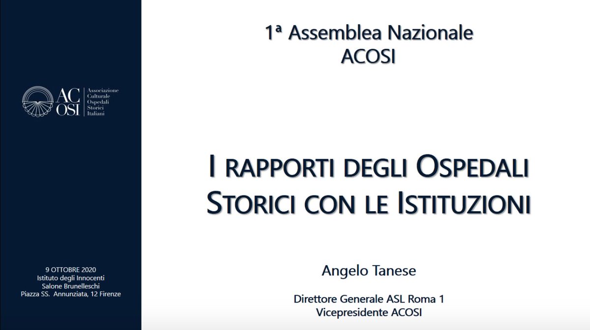 Fiaso_it's tweet photo. 🗣Tanese, Dg @ASLRoma1 e Vicepr. #ACOSI: "Costruire una nuova pagina della #storia in cui condividiamo, tutti insieme, la responsabilità della valorizzazione e preservazione della bellezza, in cui guardiamo al futuro attraverso le partnership, le collaborazioni pubblico-privato" https://t.co/mpchU1v9ke