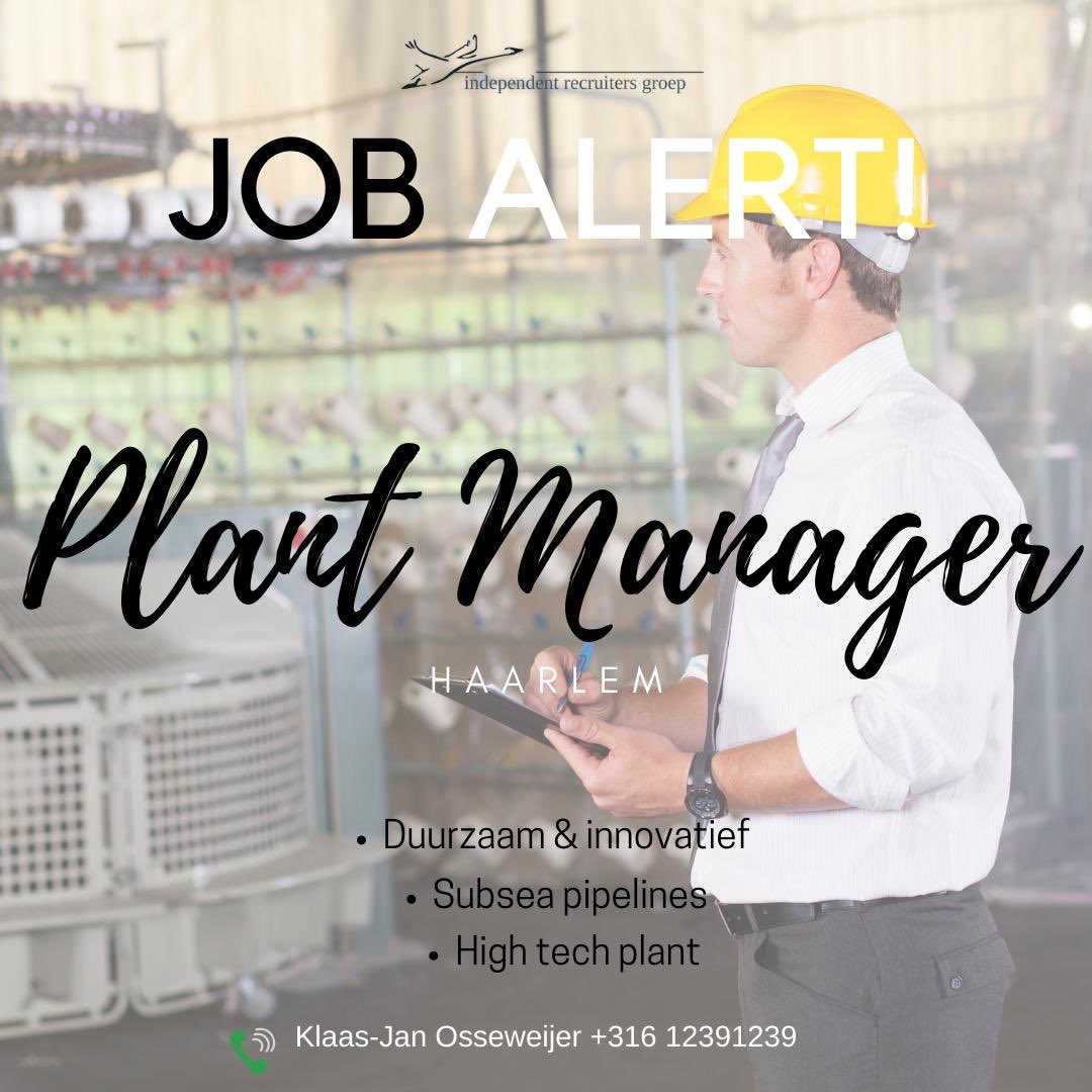 Vacature Plant Manager - Independent Recruiters independentrecruiters.nl/vacatures/vaca…
#recruitment #vacancy <a href="/KJOsseweijer/">KlaasJan Osseweijer</a>