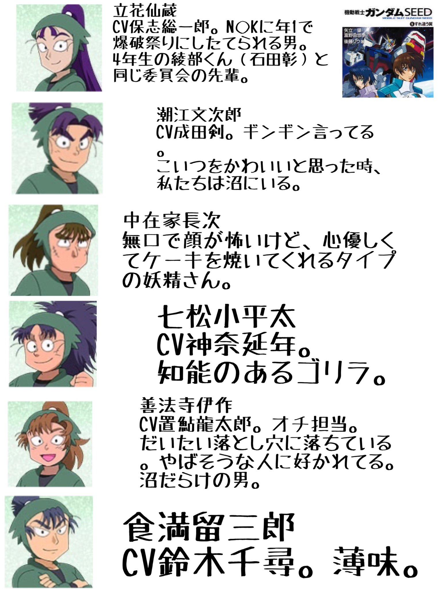 底辺ちゃん 昔 忍たま乱太郎にガチハマりしてた と言うと えwwwなんで忍たま乱太郎wwwうけるwwwww と言われるので忍たま乱太郎のヤバさがわかるように特にやべえ上級生キャラクターまとめました