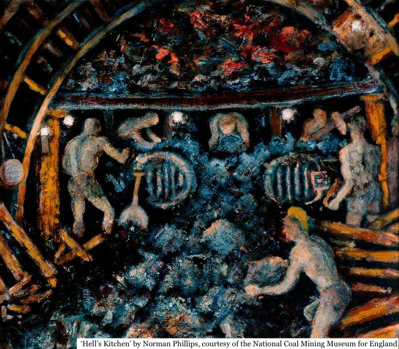 4/20 Miners also faced extreme heat underground, with temperatures in a deep pit in the summer often exceeding 30°C. Snowdown pit in Kent was known locally as ‘Dante’s inferno’. As one interviewee described: ‘it was the nearest thing to working in hell’.   #HiddenLandscapes