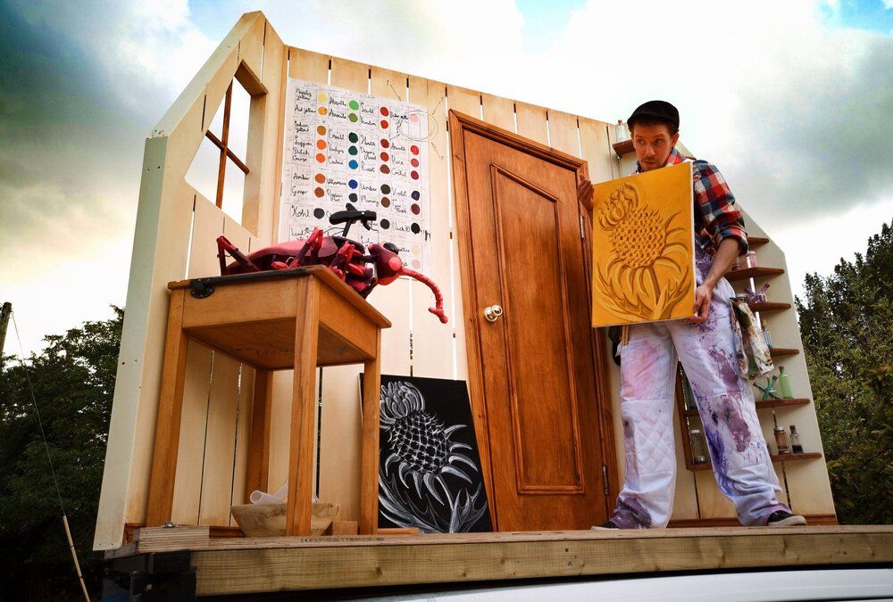 😱 🎺 🎺 LIVE EVENT!! 🎺 🎺 😱 
Yes we are finally going back out on tour with our brand new touring puppet venue 2m in the air.  <a href="/BabylonArtsEly/">Babylon Arts</a> in and around Cambridge 28th-30th Oct. The Puppet Van Presents: The Lost Colour
FREE tickets: buff.ly/34HgpAD
#ThePuppetVan