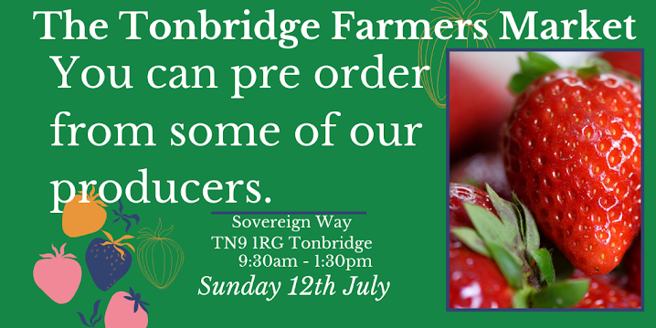 You can pre order from some of producers including <a href="/BessboroughFarm/">Kevin Kay</a>
<a href="/CoffeeCafezinho/">Cafezinho Coffee</a> 
<a href="/NakedandReady/">Naked & Ready Foods</a>
<a href="/Nuts4Honey/">Nuts4Honey</a>
<a href="/PreciousPorkers/">Precious Porkers</a>
<a href="/TheFatCarrot11/">The Fat Carrot</a> 
Speed up your shopping. #Tonbridge #FarmersMarket #ShopLocal Get an email reminder of every market here bit.ly/2BtUvDx