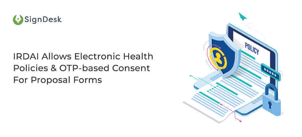 #IRDAI recently permitted #insurers to issue electronic policies &amp; obtain OTP-based consent for proposal forms. What are the prescribed rules &amp; what does this mean for insurers &amp; policyholders? Learn more at the link - bit.ly/36OtFpN

#videoKYC #digitaldocumentation