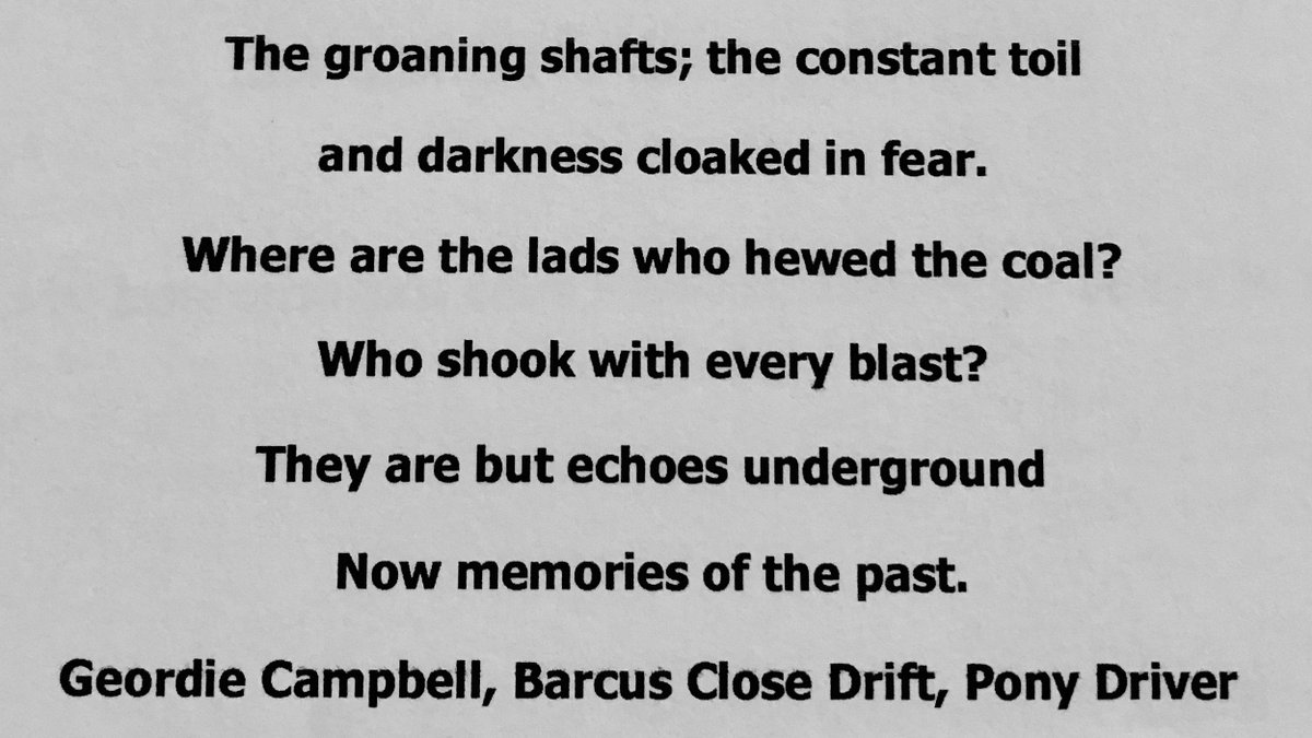 14/20 The repercussions of the loss of this hidden landscape continues today. My interviewees were still haunted by their experiences, often dreaming of being back in the pit, as one described: ‘it’s still in your psyche, the smell, the heat, the descent down’   #HiddenLandscapes