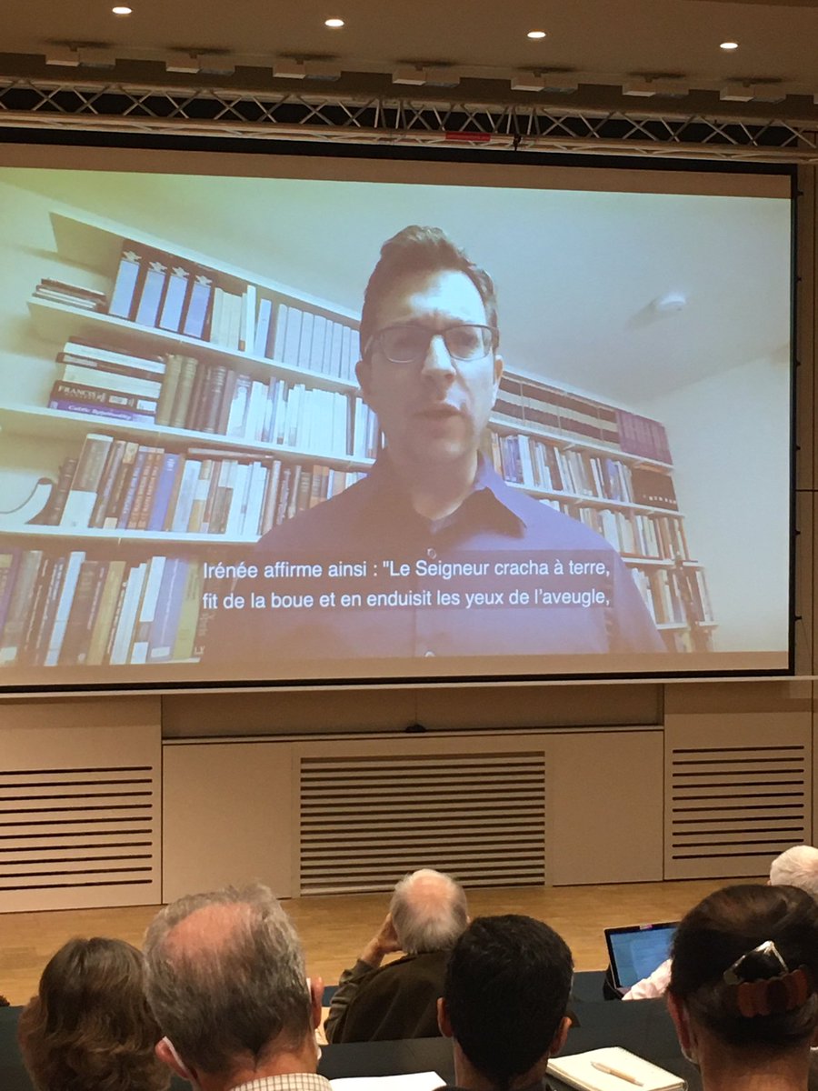 FTheologie's tweet photo. #colloqueIrenee
Le #covid n’aura pas eu raison du colloque ... beaucoup d’intervenants étrangers aujourd’hui, qui n’ont pas pu venir à #Lyon, mais qui sont avec nous en vidéo et visio pour nous parler d’#Irenee
#MerciAEux! https://t.co/xdpOqp2wuE