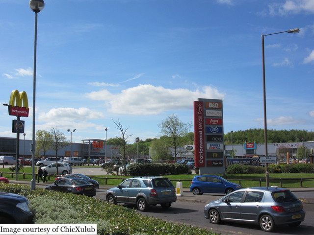 13/20 Erasure of the above ground presence of collieries meant the loss of long-standing local topographical markers. Today former pit sites are housing estates, business parks, and even ski slopes. Image: Cortonwood shopping park  #HiddenLandscapes