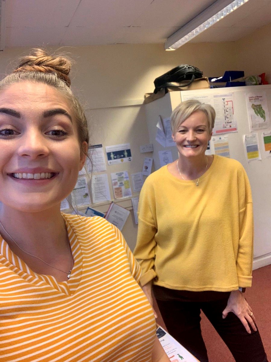 SchoolNursingAB's tweet photo. @YoungMindsUK  Our lovely school nursing teams are wearing yellow today, together, we can make a difference and show young people they are not alone.  If you would like someone to talk to our school nurses are here for you. #HelloYellow https://t.co/5BYx8QLLyx