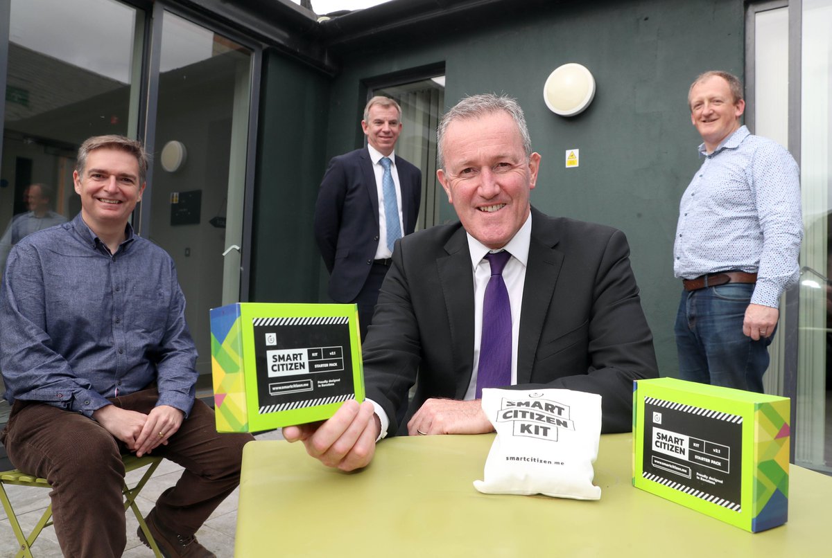 Newry BID &amp; <a href="/Newry2020/">Newry2020.com</a> welcomed the Minister for Finance to Newry to show off their new "smart city" project 
<a href="/TheHubNewry/">The Hub Newry</a> !

The initiative will use sensors to collect real-time environmental data across the city &amp; will be freely available to the public via the project website🤩