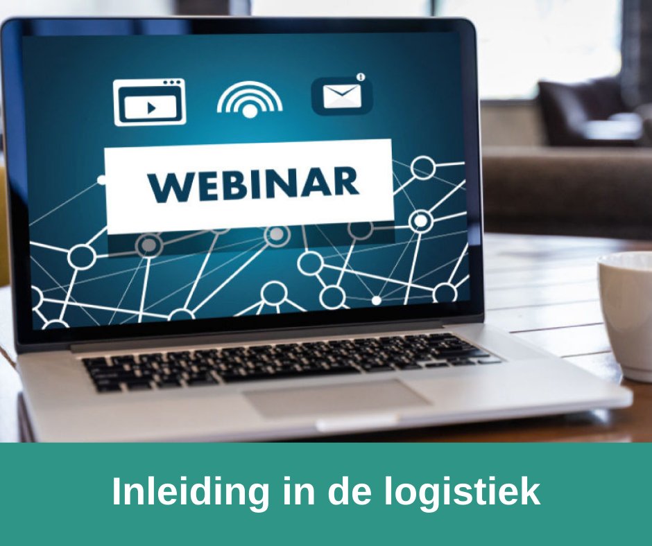 De 1e webinar is bijna klaar &amp; zal eind oktober online staan. De inhoud? Wat is logistiek en de cruciale rol ervan in jouw organisatie. Ook de webinars nieuwe logistieke trends &amp; blockchain komen er snel aan.Kijk op onze website voor volledig overzicht > bit.ly/3nuiQiK