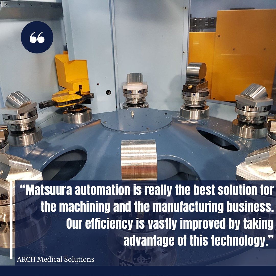 MatsuuraUSA's tweet photo. "Matsuura #automation is really the best solution for machining & the manufacturing business that we are in. Our efficiency is vastly improved along w/ Yamazen’s support to satisfy the demands of our customers."
#MatsuuraUSA #Yamazen #5axis #cnc #mx330
https://t.co/dO31kDtIX8 https://t.co/RG3jDcrNb6