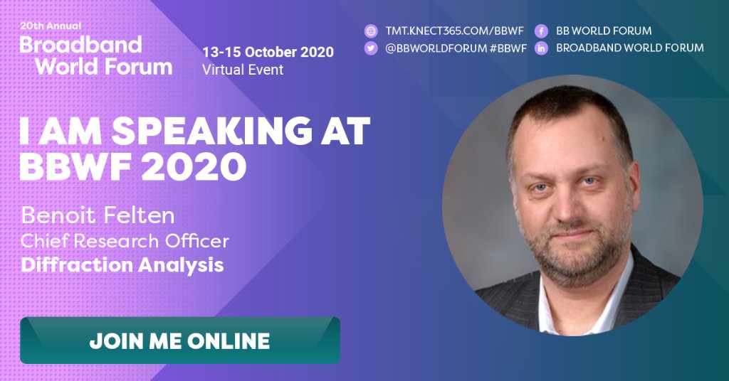 Keynote Speaker Announcement 📢 We are pleased to welcome Benoit Felten, Chief Research Officer at <a href="/diffraxion/">Diffraction Analysis</a>. Join Benoit for 'Shaping Business Models in the Convergence Era' (Oct 14, 08:30 - 09:10) with your FREE visitor ticket ➡️ spr.ly/6017G2VQ3

#BBWF