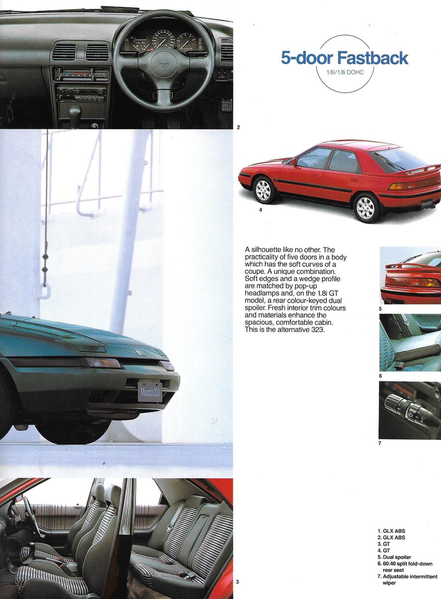 The 323 Fastback was effectively a separate model, called the