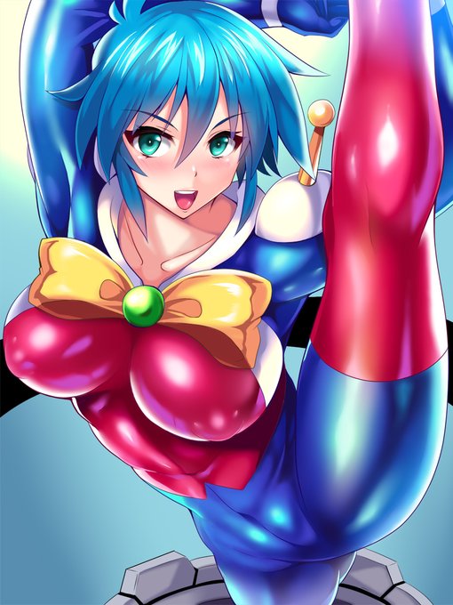 I字バランスをするアレンビー。 