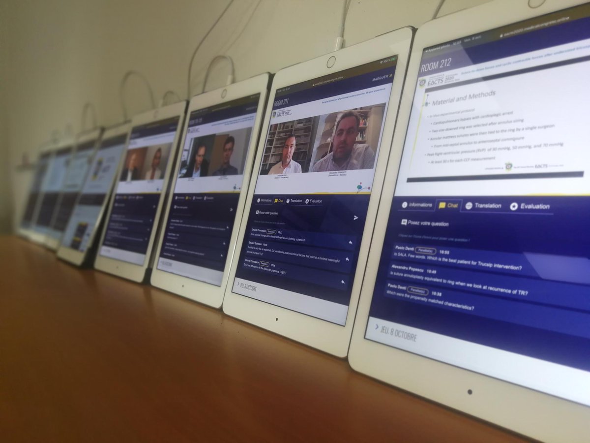 cyim_congress's tweet image. What's going on behind the scenes of #EACTS2020? The event might be virtual but things are very real at CYIM to make sure everything goes well for 3 days of live streaming