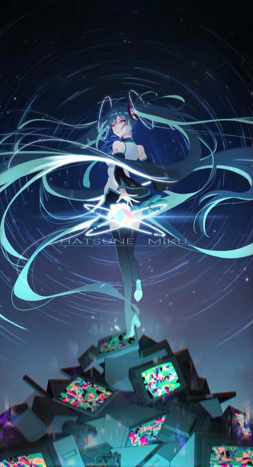 #初音ミク
미쿠~ 