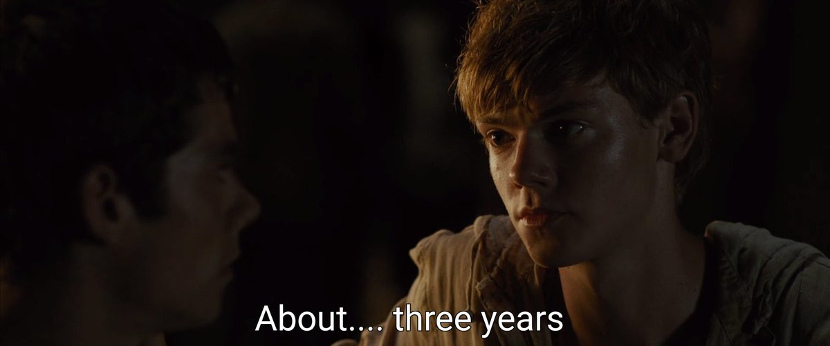 real scenes from the maze runner: a thread that has nothing to do with the table read at all