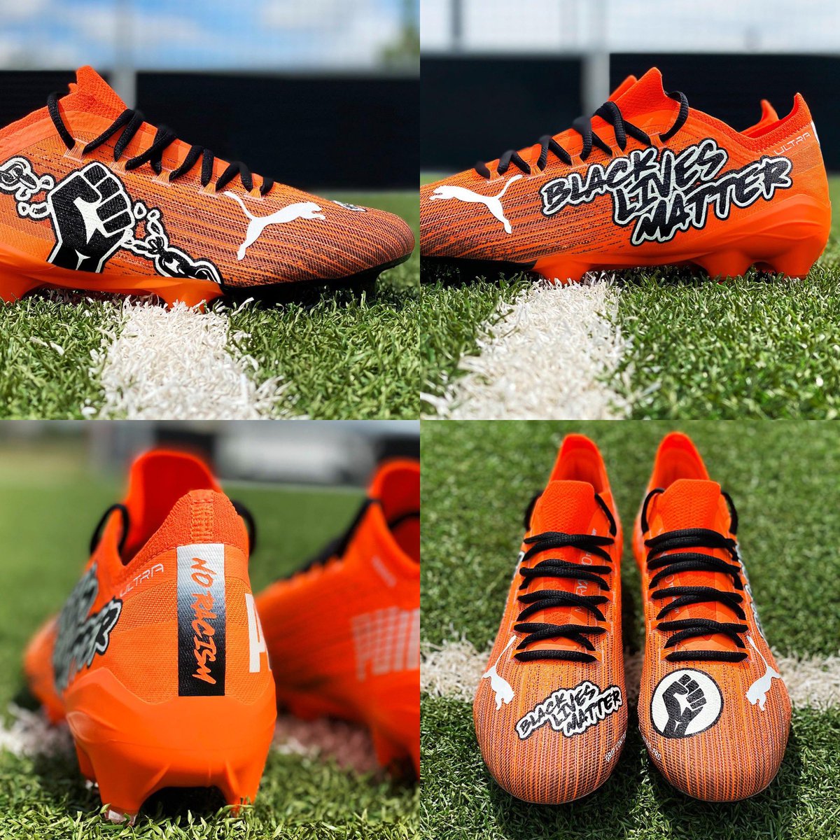 I won’t stop ‼️‼️‼️ • These boots mean a lot to me #BLM ✊🏾 <a href="/pumafootball/">PUMA Football</a>